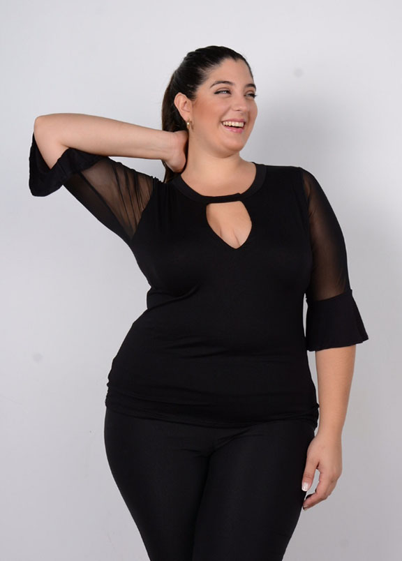 Blusas Talles Grandes Fiesta Talles Grandes Ropa De Fiesta